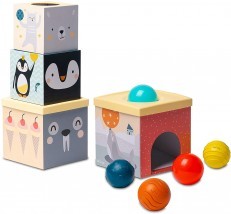 Taf Toys North Pole Ball Drop Stacker stacking blocks